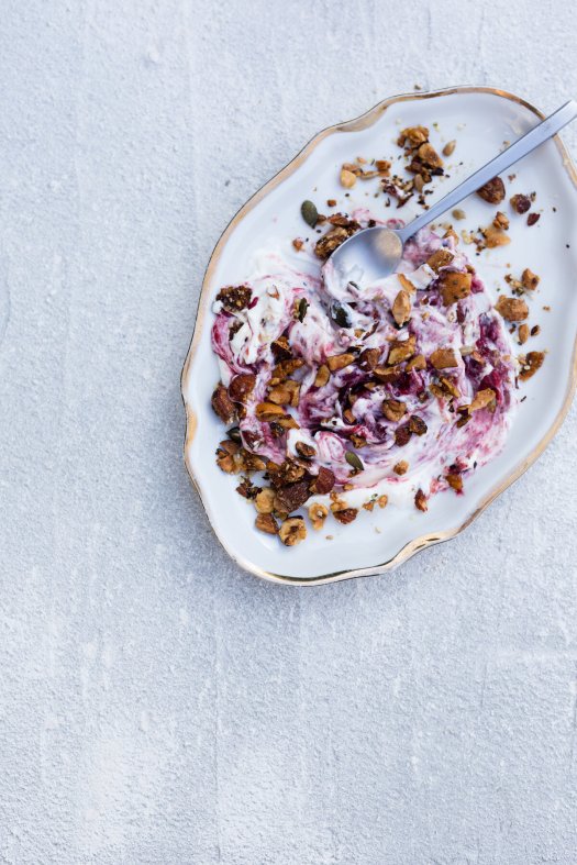 Grain free granole with plum compote-6