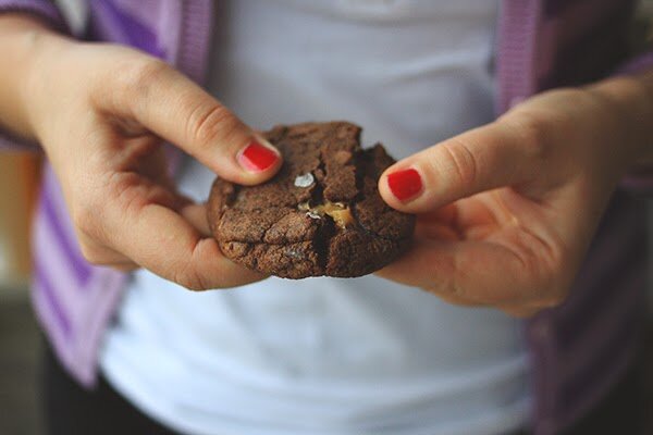 Cookies sa čokoladom i karamelom/Kad trema nestane #blogomanija